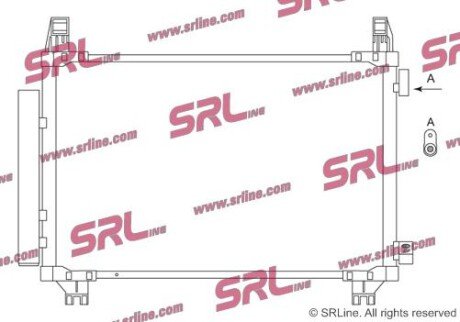 Фото автозапчастини радіатор кондиціонера SRLine 81B1K8C1S