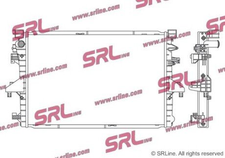 Фото автозапчастини радіатор двигуна SRLine 9569081