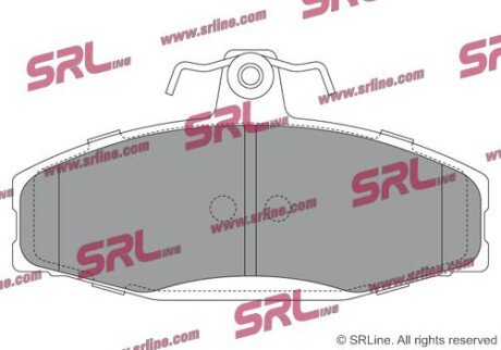 Фото автозапчастини гальмівні(тормозні) колодки SRLine S700011