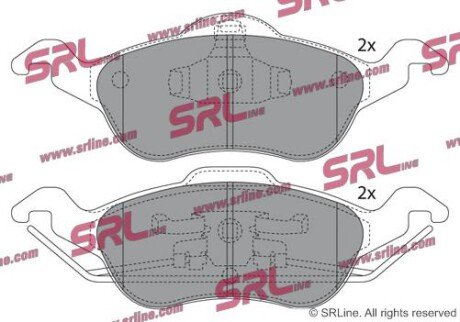 Фото автозапчасти гальмівні(тормозні) колодки SRLine S700013