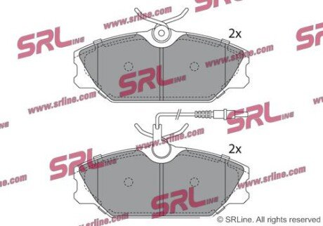 Фото автозапчасти гальмівні(тормозні) колодки SRLine S700019