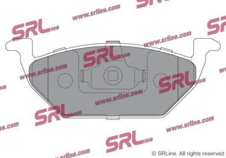 Фото автозапчасти колодки гальмівні SRLine S700020