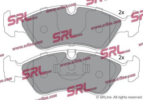 Фото автозапчасти гальмівні(тормозні) колодки SRLine S700026