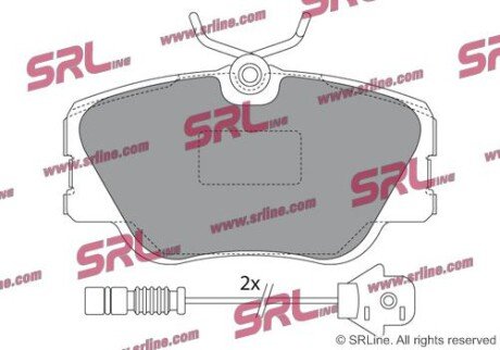 Фото автозапчастини гальмівні(тормозні) колодки SRLine S700029