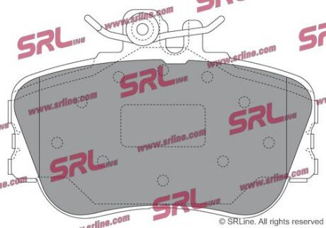 Фото автозапчасти гальмівні(тормозні) колодки SRLine S700042