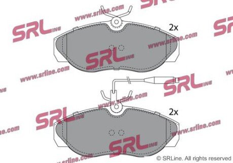 Фото автозапчасти гальмівні(тормозні) колодки SRLine S700044