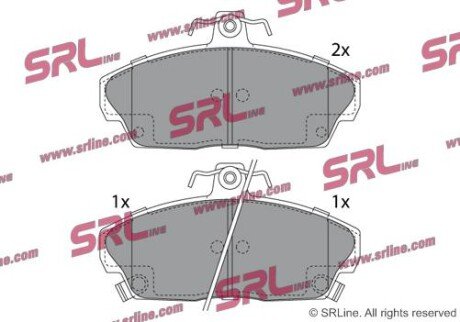 Фото автозапчасти гальмівні(тормозні) колодки SRLine S700045