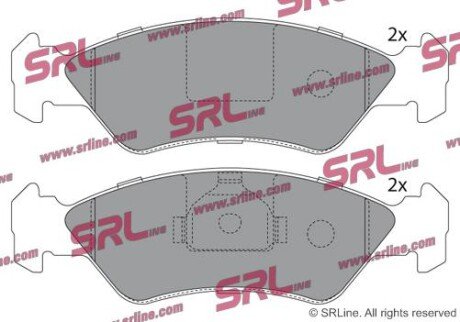 Фото автозапчасти гальмівні(тормозні) колодки SRLine S700046