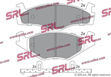 Фото автозапчасти гальмівні(тормозні) колодки SRLine S700048