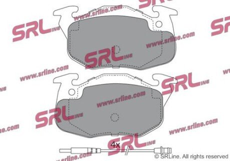 Фото автозапчастини гальмівні(тормозні) колодки SRLine S700049