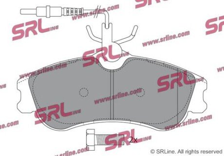 Фото автозапчасти гальмівні(тормозні) колодки SRLine S700052 (фото 1)