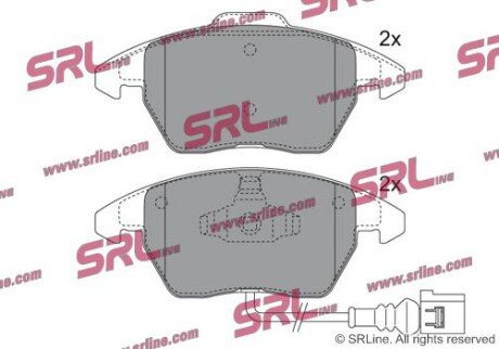 Фото автозапчастини гальмівні(тормозні) колодки SRLine S700069