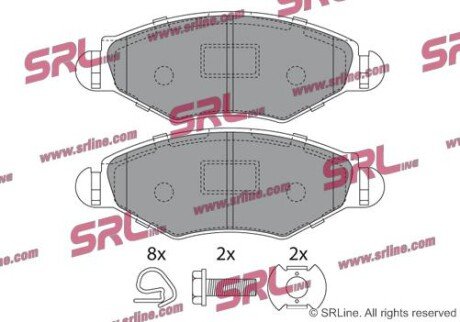 Фото автозапчасти гальмівні(тормозні) колодки SRLine S700070