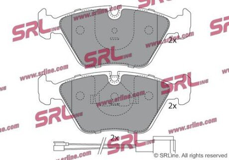 Фото автозапчасти гальмівні(тормозні) колодки SRLine S700074
