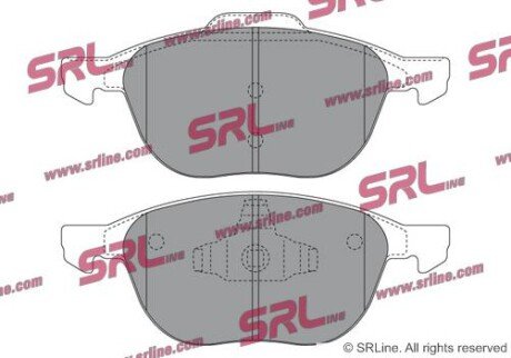 Фото автозапчастини гальмівні(тормозні) колодки SRLine S700095