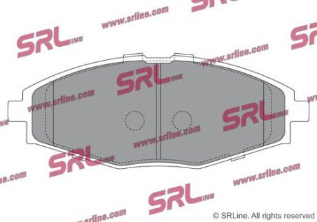 Фото автозапчасти гальмівні(тормозні) колодки SRLine S700096
