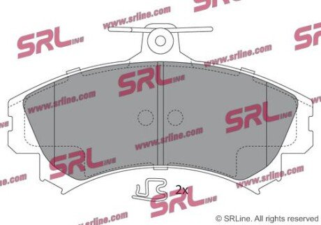Фото автозапчасти гальмівні(тормозні) колодки SRLine S700109