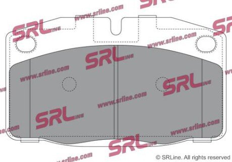 Фото автозапчастини гальмівні(тормозні) колодки SRLine S700114