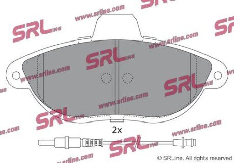 Фото автозапчасти гальмівні(тормозні) колодки SRLine S700127