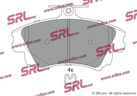 Фото автозапчасти гальмівні(тормозні) колодки SRLine S700132