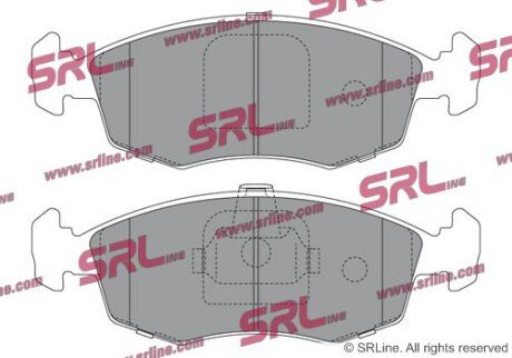 Фото автозапчасти гальмівні(тормозні) колодки SRLine S700146