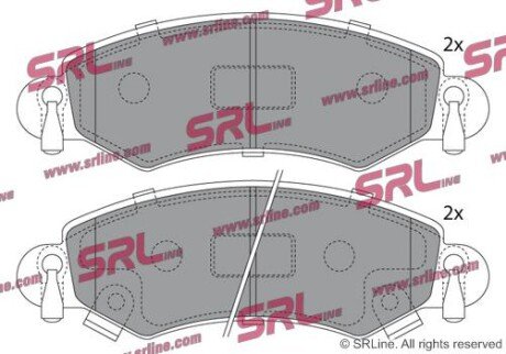 Фото автозапчасти гальмівні(тормозні) колодки SRLine S700183