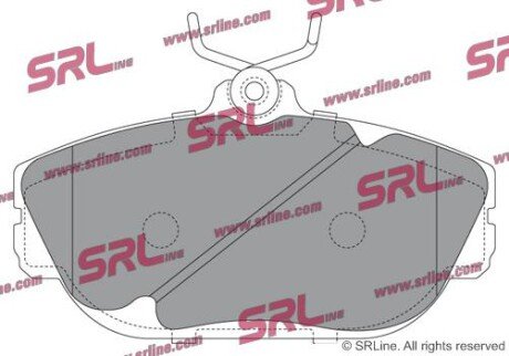 Фото автозапчасти гальмівні(тормозні) колодки SRLine S700189