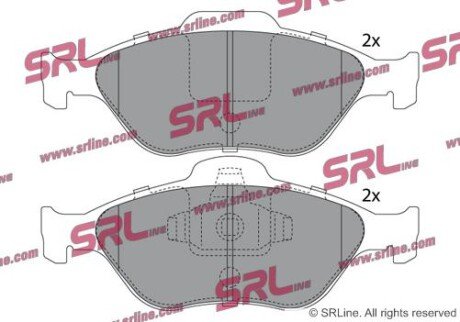 Фото автозапчасти гальмівні(тормозні) колодки SRLine S700190