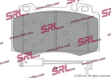 Фото автозапчастини гальмівні(тормозні) колодки SRLine S700198