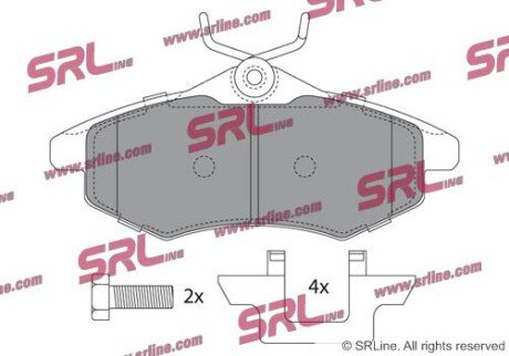 Фото автозапчасти гальмівні(тормозні) колодки SRLine S700202