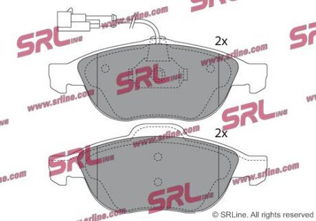 Фото автозапчасти гальмівні(тормозні) колодки SRLine S700205