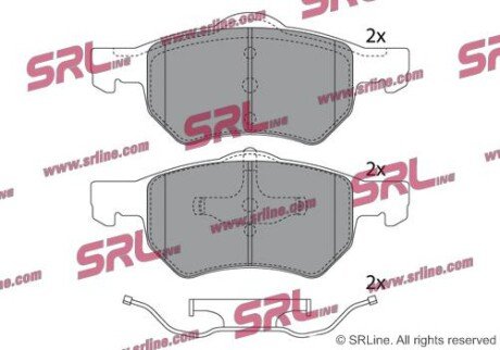 Фото автозапчасти гальмівні(тормозні) колодки SRLine S700208