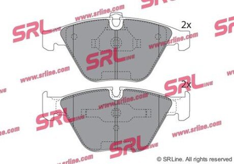 Фото автозапчасти гальмівні(тормозні) колодки SRLine S700212