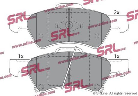 Фото автозапчасти гальмівні(тормозні) колодки SRLine S700226