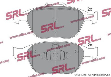 Фото автозапчасти гальмівні(тормозні) колодки SRLine S700229