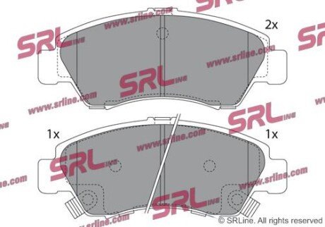 Фото автозапчасти гальмівні(тормозні) колодки SRLine S700232