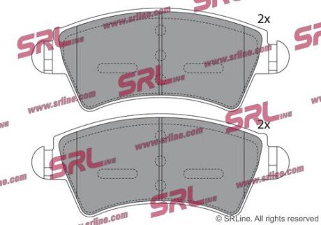 Фото автозапчасти гальмівні(тормозні) колодки SRLine S700245
