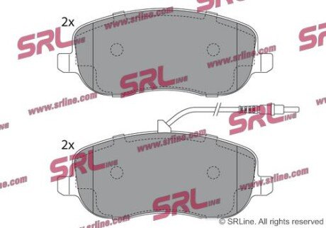 Фото автозапчасти гальмівні(тормозні) колодки SRLine S700250