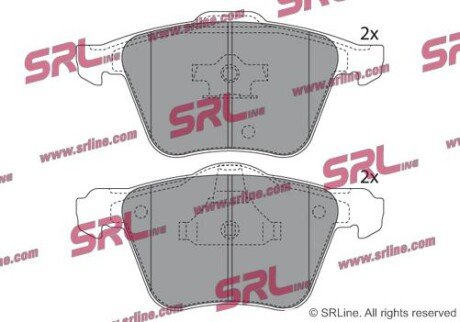Фото автозапчасти гальмівні(тормозні) колодки SRLine S700251