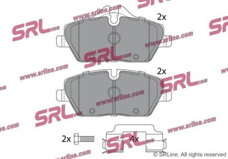 Фото автозапчастини гальмівні(тормозні) колодки SRLine S700252