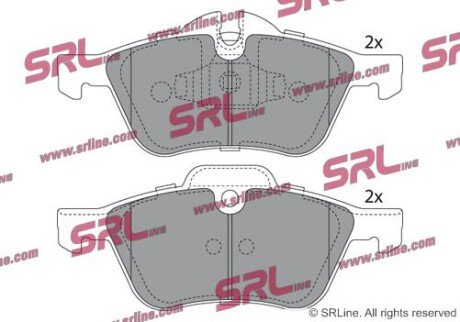 Фото автозапчасти гальмівні(тормозні) колодки SRLine S700254