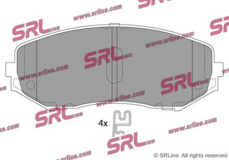 Фото автозапчасти гальмівні(тормозні) колодки SRLine S700256