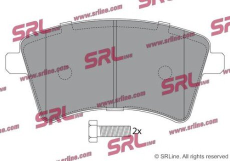 Фото автозапчасти гальмівні(тормозні) колодки SRLine S700272