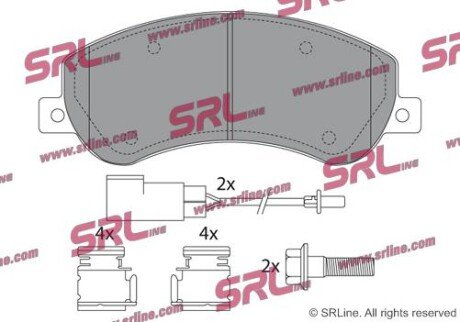 Фото автозапчасти гальмівні(тормозні) колодки SRLine S700297