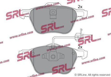 Фото автозапчасти гальмівні(тормозні) колодки SRLine S700300