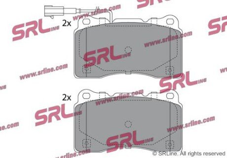 Фото автозапчастини гальмівні(тормозні) колодки SRLine S700303