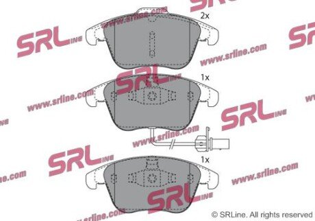 Фото автозапчасти гальмівні(тормозні) колодки SRLine S700305