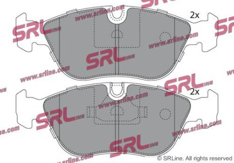 Фото автозапчасти гальмівні(тормозні) колодки SRLine S700306