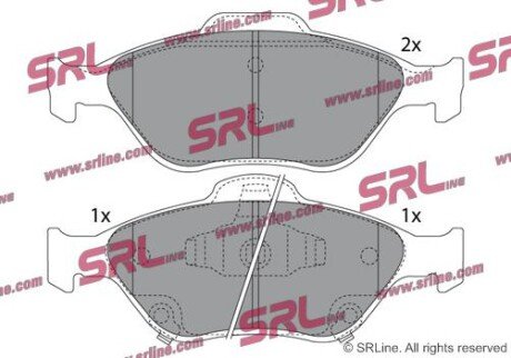 Фото автозапчасти гальмівні(тормозні) колодки SRLine S700315
