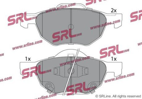 Фото автозапчасти гальмівні(тормозні) колодки SRLine S700317